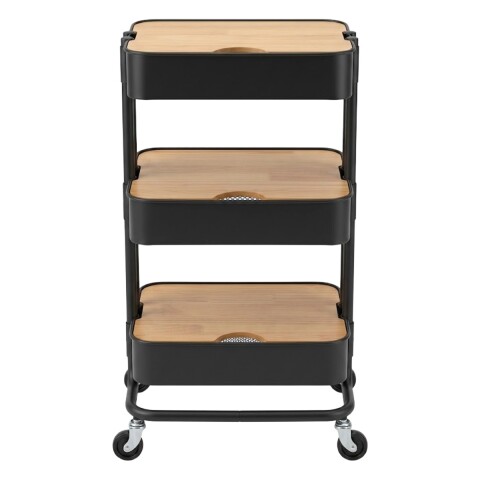 ORG METAL NEGRO/RUE 3 NIV Unica