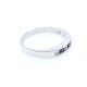 Anillo en oro 18k blanco, zafiros y brillantes Anillo en oro 18k blanco, zafiros y brillantes