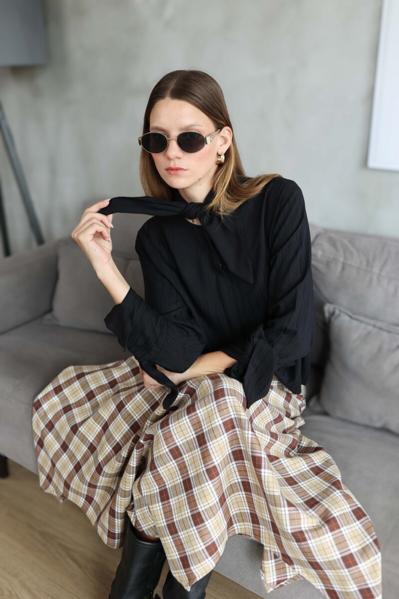 BLUSA ZARA NEGRO