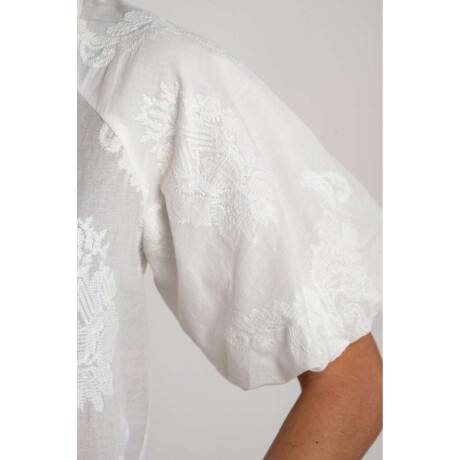 Blusa Manga Globo Crudo