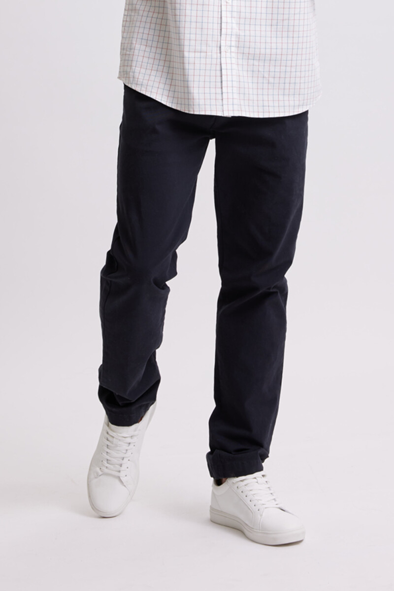 Pantalón chino Azul Marino