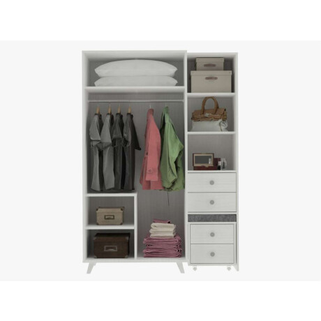 Ropero 3 Puertas Madera Maciza Linea Hashtag