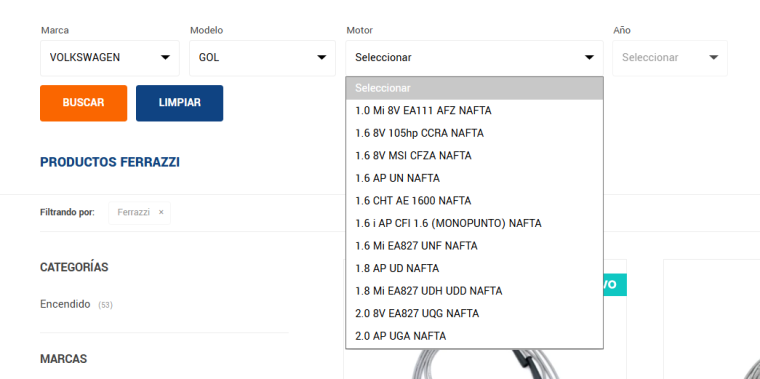 Nuevo buscador por compatibilidad de vehículo: encontrá el producto exacto para tu auto en segundos