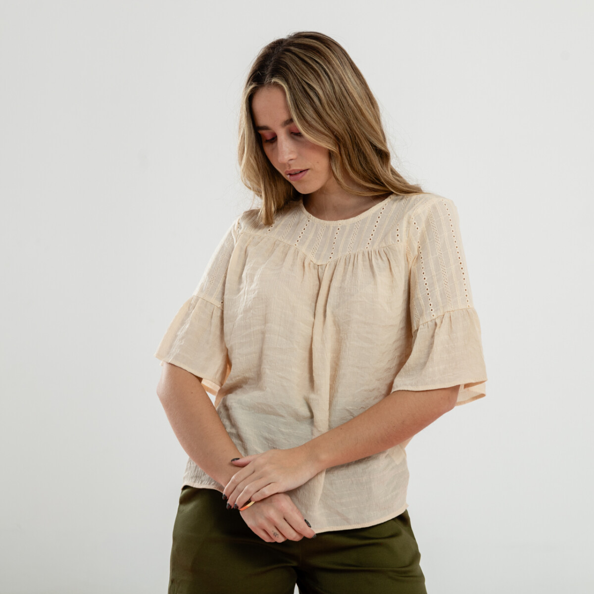 BLUSA CHOLE - BEIGE 