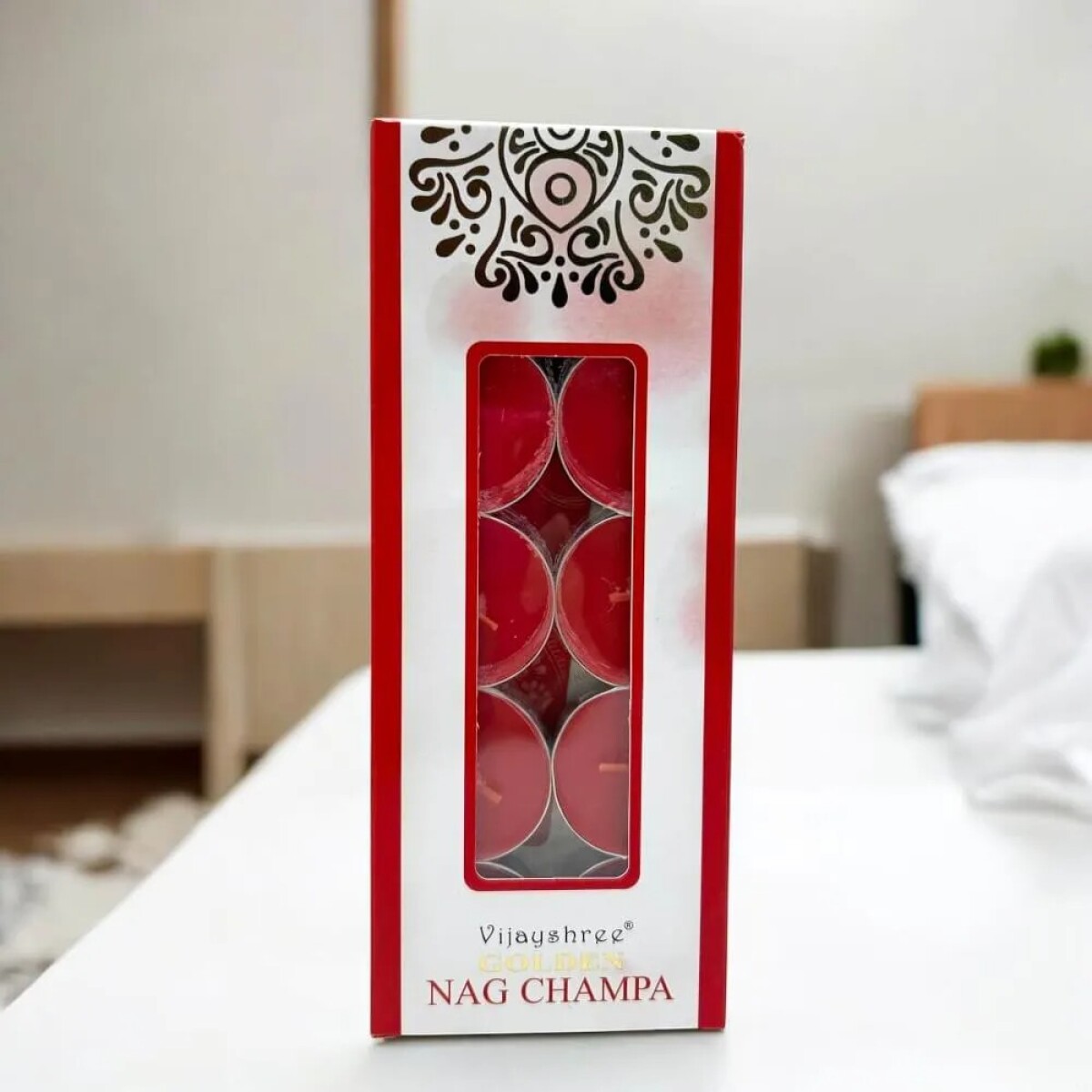 Pack Velas Aromáticas x10 Viajyshree Golden - Nag Champa 