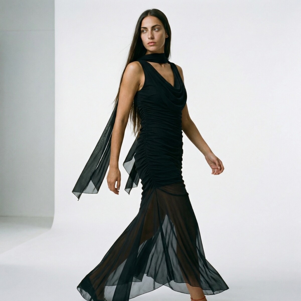 Vestido Tilt - NEGRO 