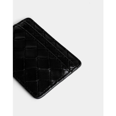 Tarjetero Doble Bolsillo Negro