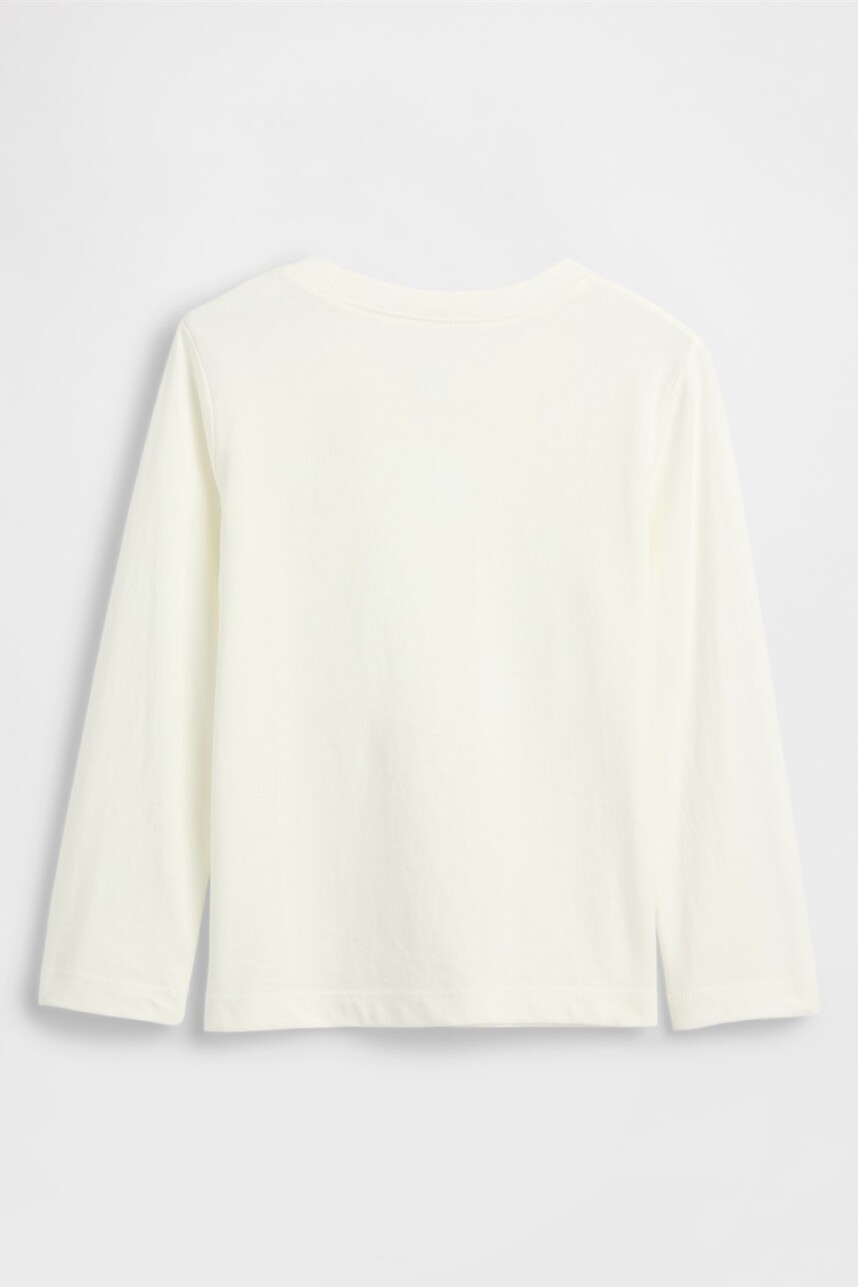 Remera Gràfico Toddler Niño New Off White