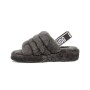 Sandalias UGG Fluff Yeah Slide Mujer Charcoal