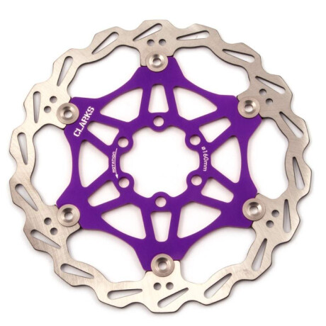 Rotor Clarks Ultraliviano 180 Mm Purpura Unica