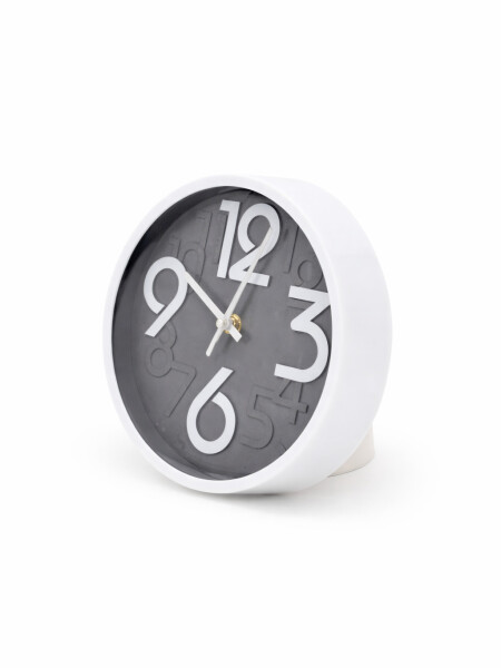 RELOJ DE MESA GRIS