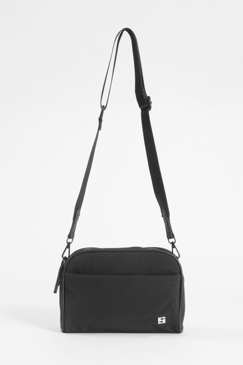 Bandolera doble cierre negro