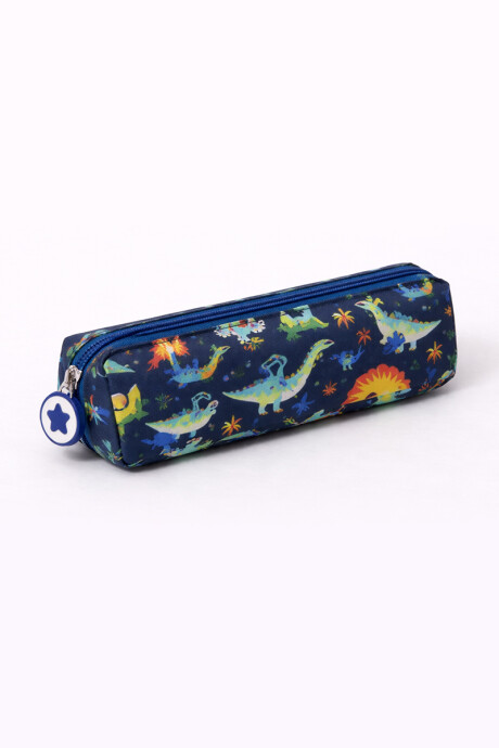 Mochila infantil con cartuchera - Estampa de dinosaurios