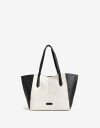 Shopper Shopper Con Doble Asa Corta De Hombro - Combinacion Bicolor