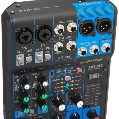 Consola Yamaha Mg06x (2 Mic/line+2line St) Fx Consola Yamaha Mg06x (2 Mic/line+2line St) Fx