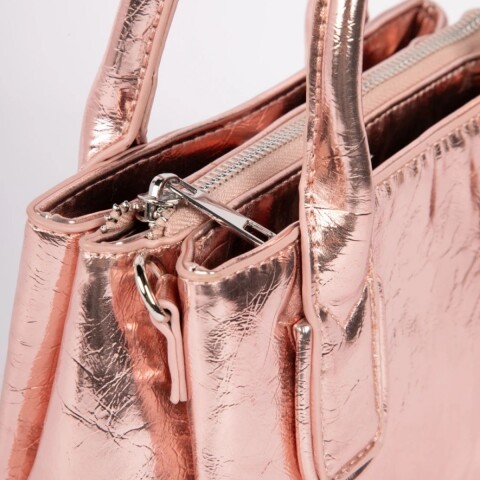 CARTERA TOTE SHINY ROSA