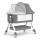 Cuna Colecho Moises Expert Kids Ruedas Mosquitero Gris