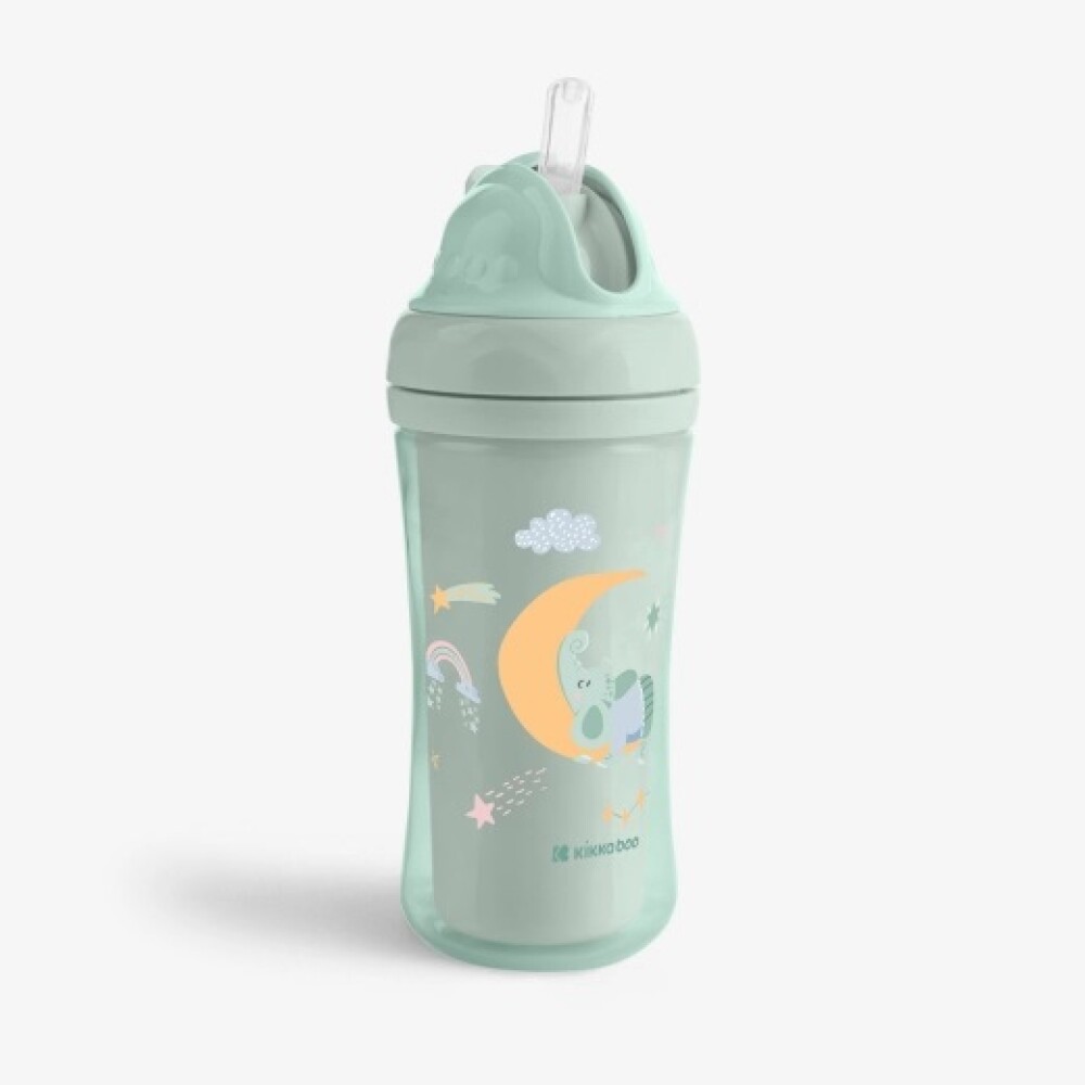 Vaso sorbito moony KIKKABOO verde agua