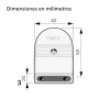 FICHA HEMBRA 2X10A REFORZADA FICHA HEMBRA 2X10A REFORZADA