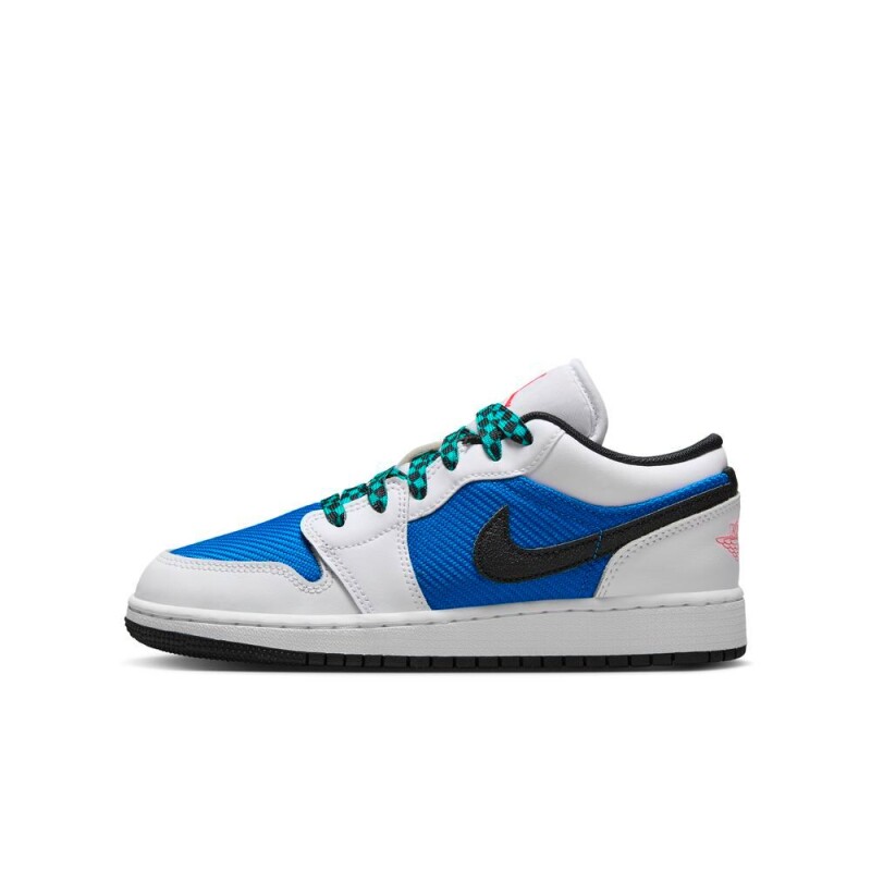 Championes Air Jordan 1 Bajo Se de Niños Blanco