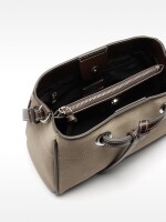 Bolso Bandolera Efecto Piel taupe