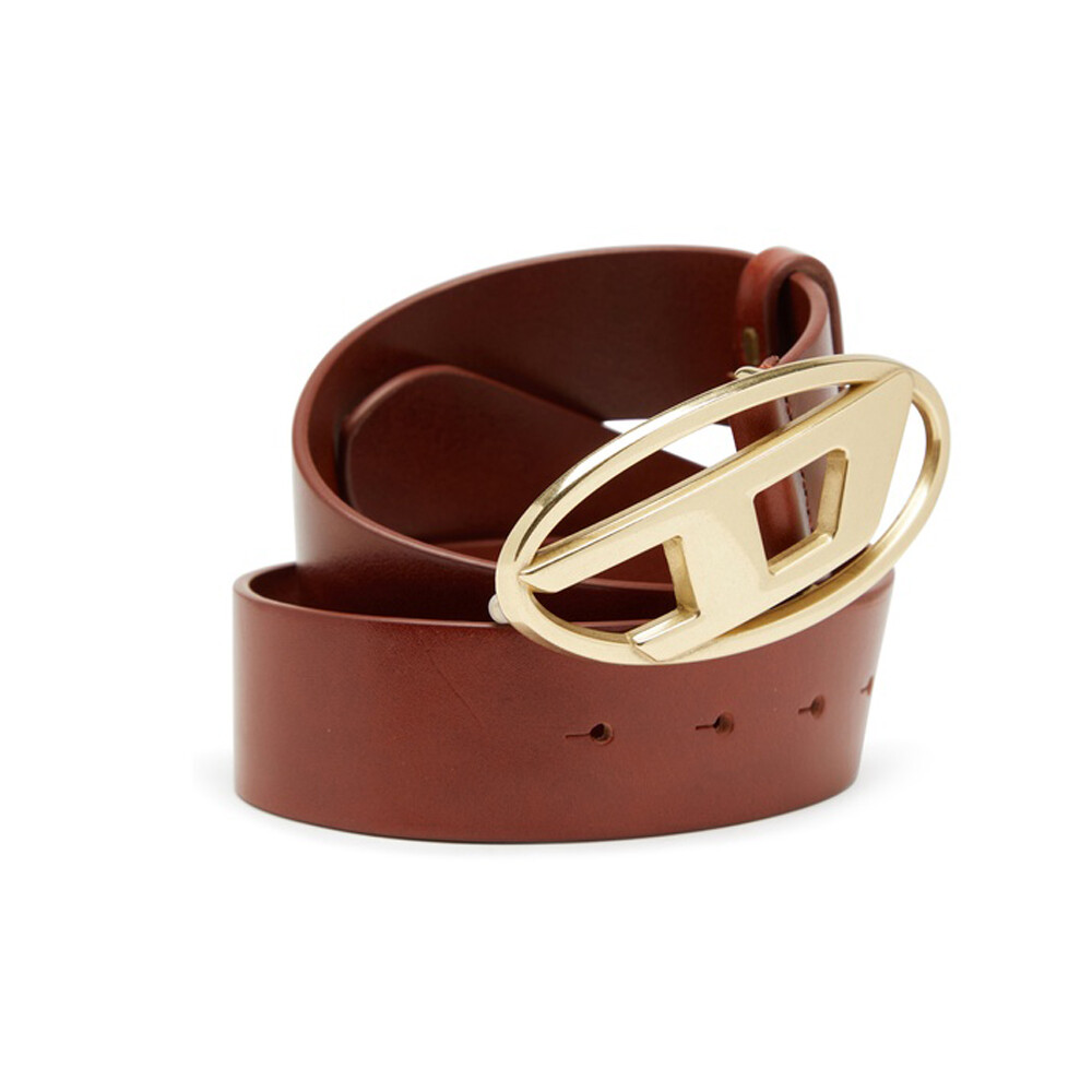 Cinturón Unisex B-1Dr W Belt Marron/Dorado