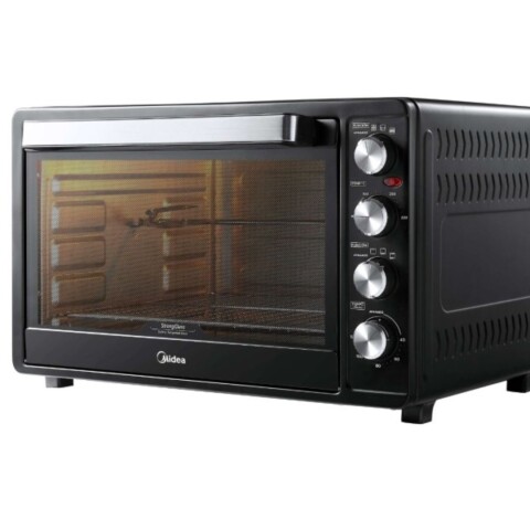 Horno Eléctrico Midea 55 Litros Negro con Convección MT55EAE-BK Horno Eléctrico Midea 55 Litros Negro con Convección MT55EAE-BK