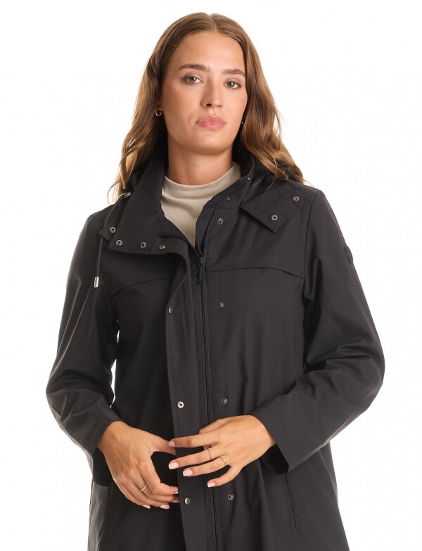 Gabardina Impermeable NEGRO