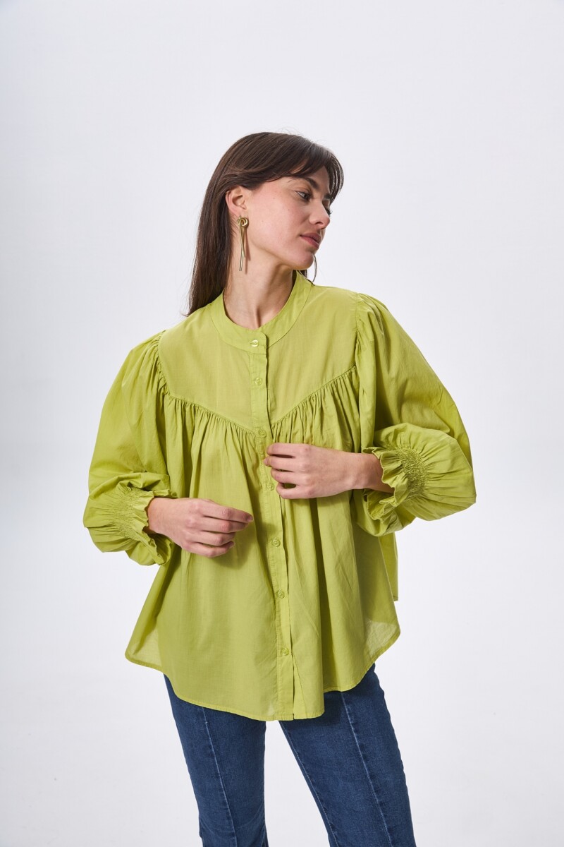 Camisa Guasú Verde Pistacho