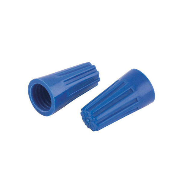 Conector de giro roscado 0,80-4,50mm² azul 100uds. HR3216