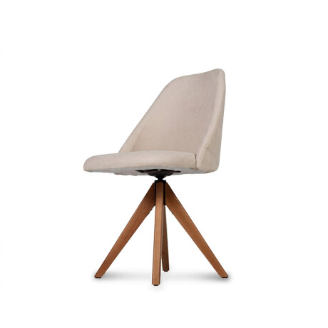 Silla Giratoria Karol 141- Tela Microfibra 228 (Beige)