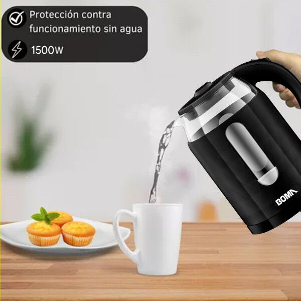 Jarra Eléctrica Boma Bm-1812 JARRA ELECTRICA BOMA BM-1812 NEGRA