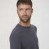 CAMISETA ML MASC PRETO MESCLA