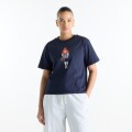 Remera New Balance de Dama - Varsity - WT62K2W4DNT NAVY