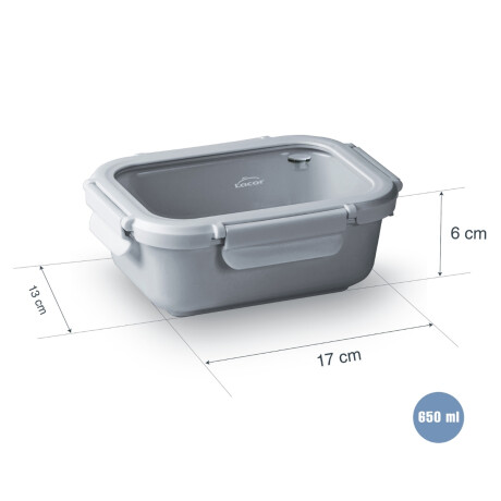 Recipiente Hermetico Ceramica 650 ml Gris Lacor Recipiente Hermetico Ceramica 650 ml Gris Lacor