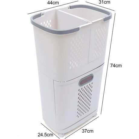 Carro Organizador 2 Niveles Desmontable Baño y Cocina 031-10 001