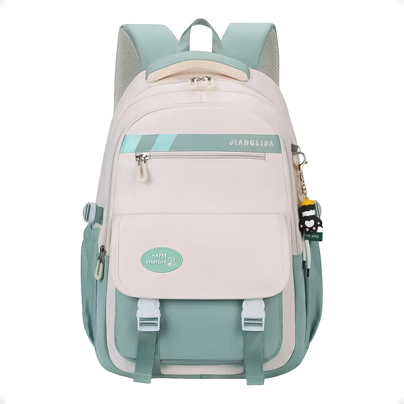 Mochila Escolar Liceal Unisex Impermeable Viaje Jianglida Verde