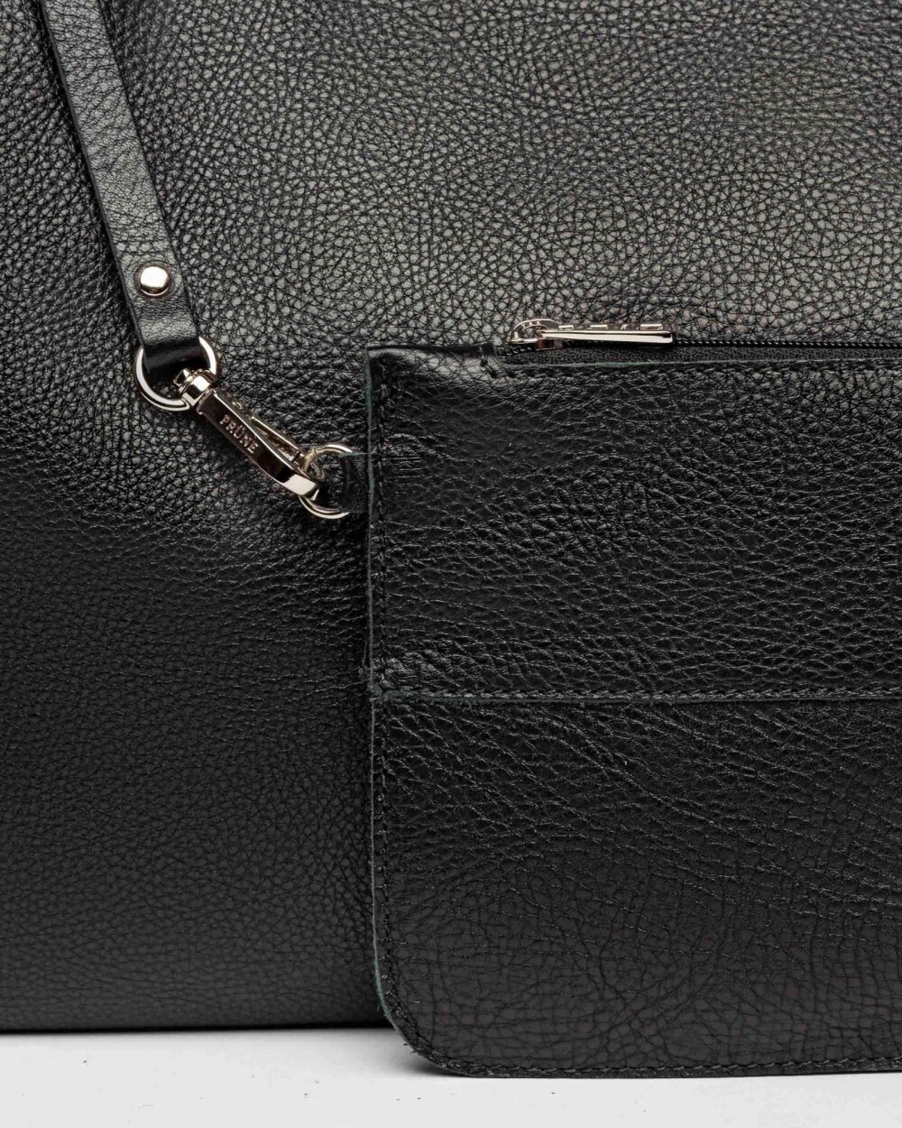 Bolso Dune en cuero graneado Negro