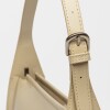 Cartera Al Hombro Leaf en Efecto Cuero Charol Natural