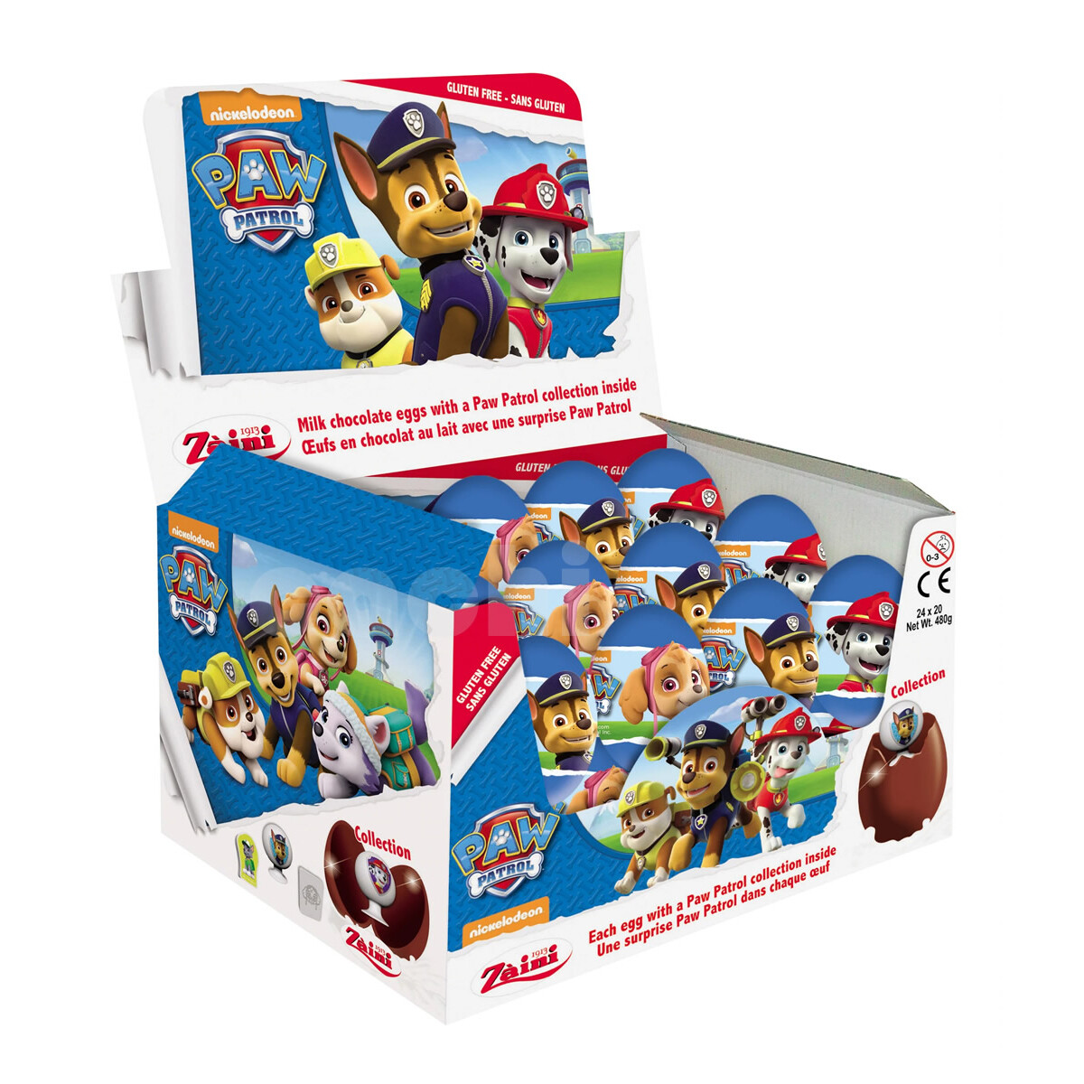 Huevo Zaini Personajes x 24 - Paw Patrol 