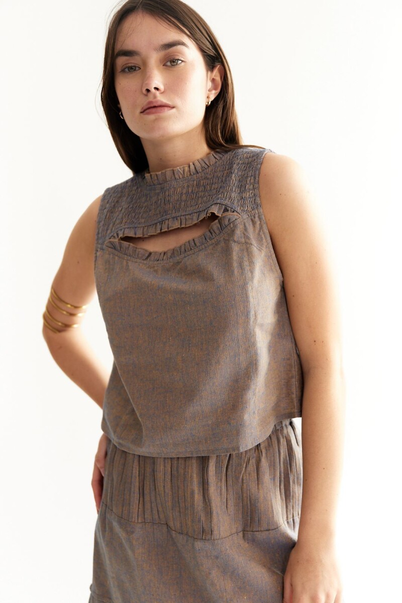 Blusa Any Azul