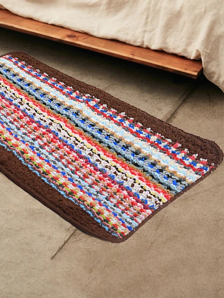 ALFOMBRA MULTICOLOR MARRON
