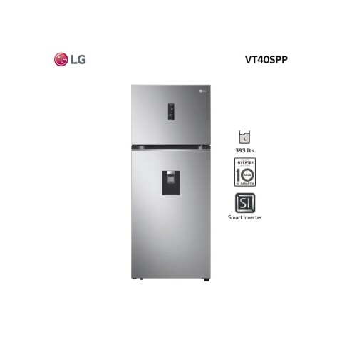 REFRIGERADOR LG VT40 393 LITROS C/DISP INOX VT40SPP Refrigerador Lg Vt40 393 Litros C/disp Inox Vt40spp