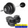 Set Barra Maciza 1.80m +50kg Discos Pesas Importado 2x10kg + 12x2.5kg