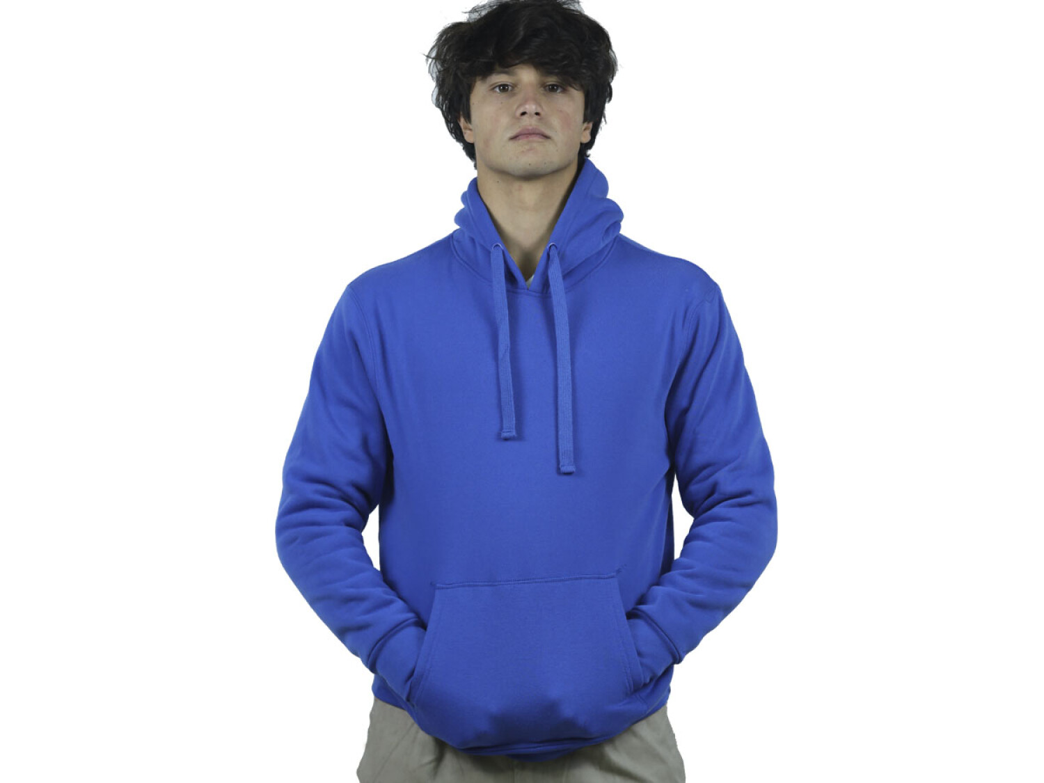 Canguro de felpa Unisex Azul francia