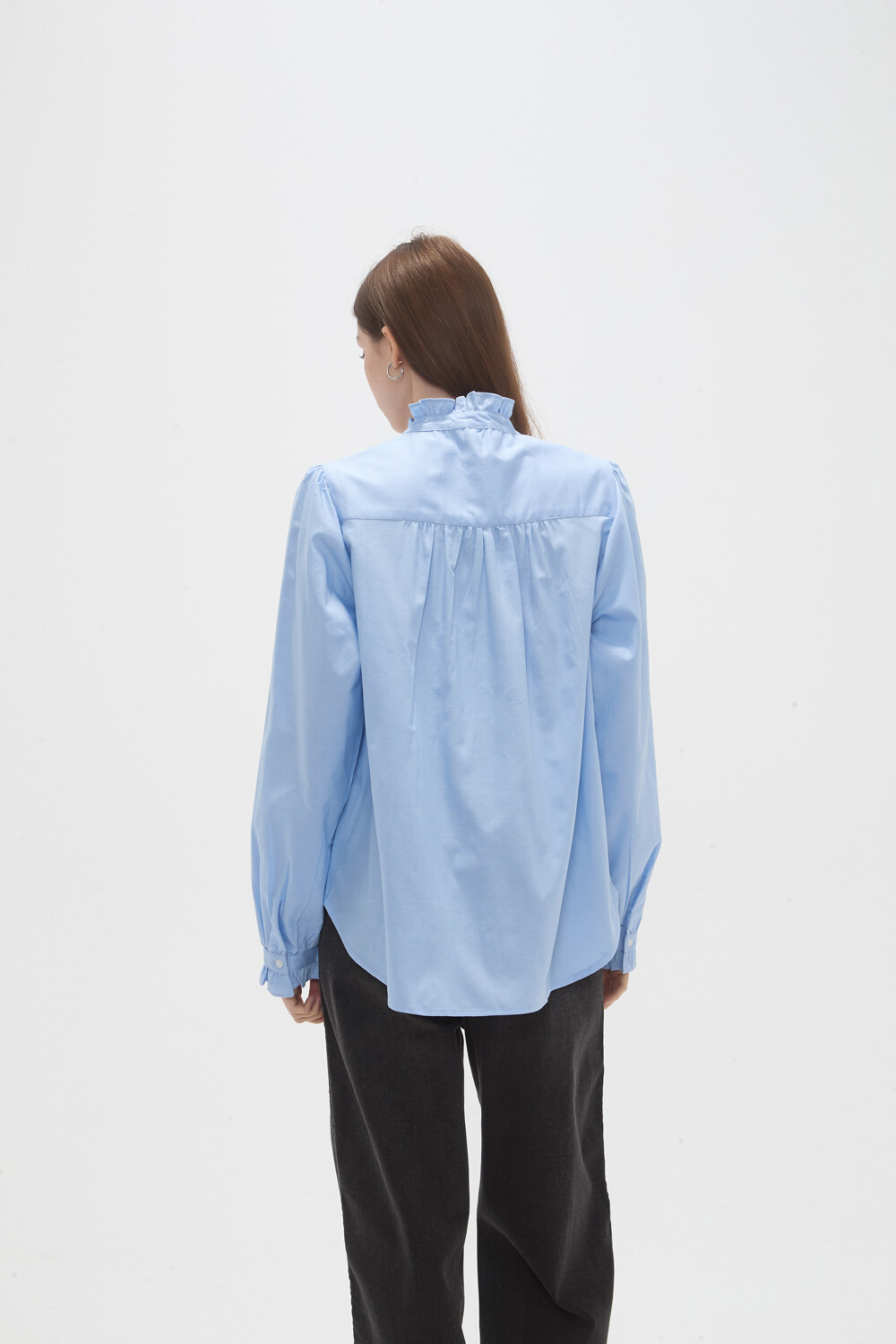 Camisa Siren Celeste Claro