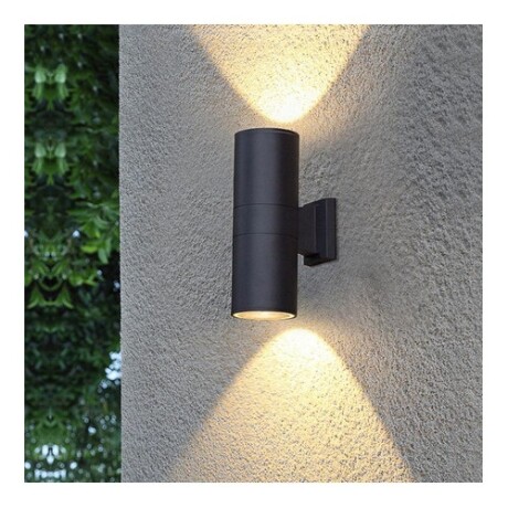 Lámpara Exterior Doble en Aluminio Lumax Modelo Stafford Blanco