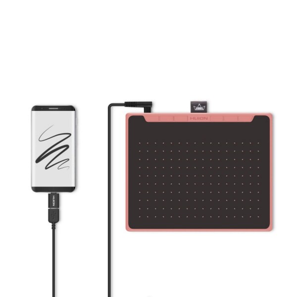 Tableta Digitalizadora Huion Rts-300 Lápiz Usb-c ROSA