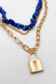 COLLAR NACAR BLUE AZUL