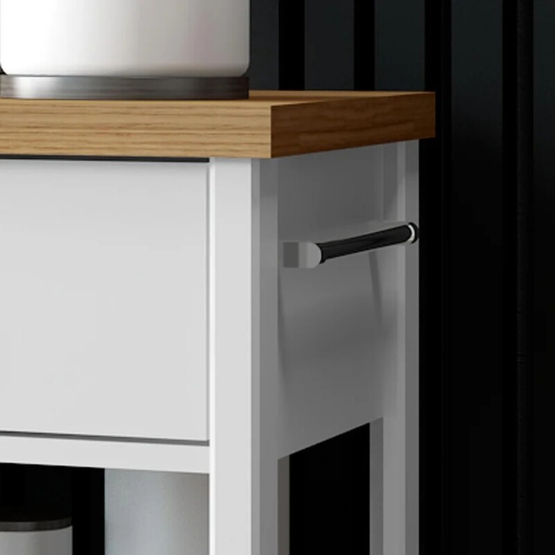 Mesa de Cocina Móvil Just Home Collection Denver Mesa de Cocina Móvil Just Home Collection Denver